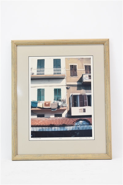 Framed Limited Edition Photograph San Remo Italy