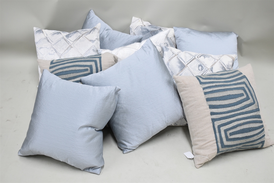 Ten Decorative Throw Pillows