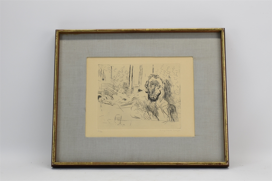Raphael Soyer Limited Edition Engraving