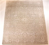 Ralph Lauren Green & White Floral Decorated Rug