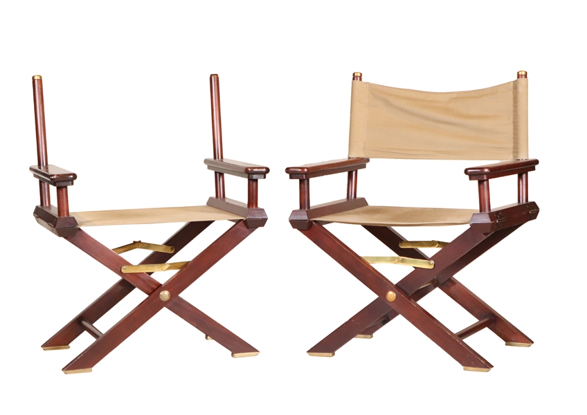 Pair of Ralph Lauren Folding Directors Chairs