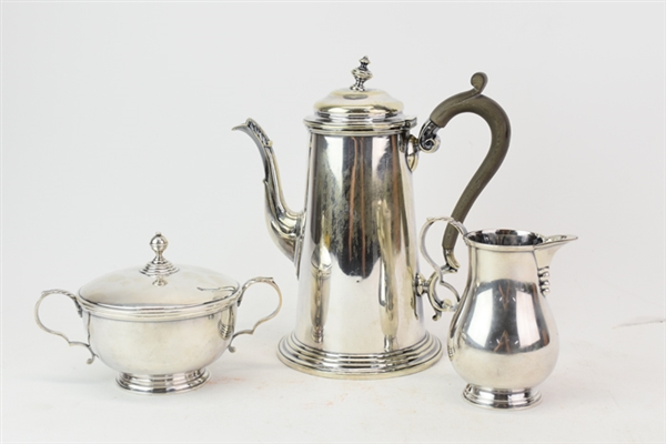 Depree Raeburn and Young Silvered Plate Teapot