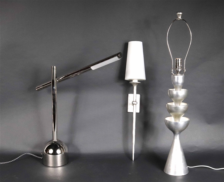 Veranna Large Silver Gilt Table Lamp