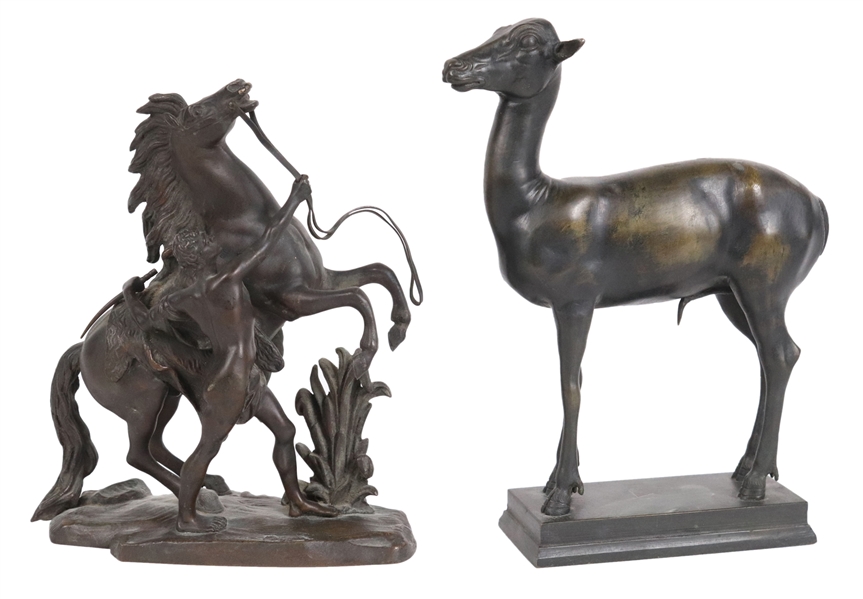 Guillaume Coustou, Marley Horse, Bronze Figure