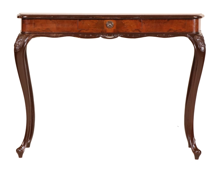 Regency Style Carved Mahogany Pier Table