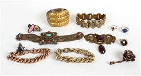 Napier Gold Tone Chain Bracelet