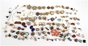Vintage Earrings and Buttons