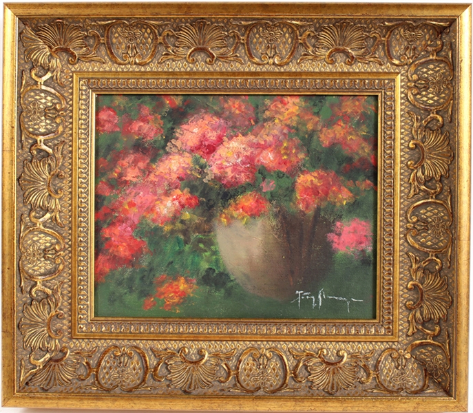 Oil on Artist Board, Floral Still Life