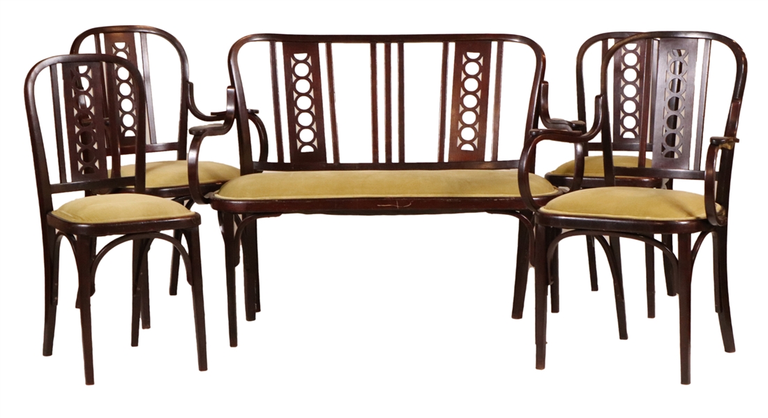 Suite of Bentwood Seating Furniture