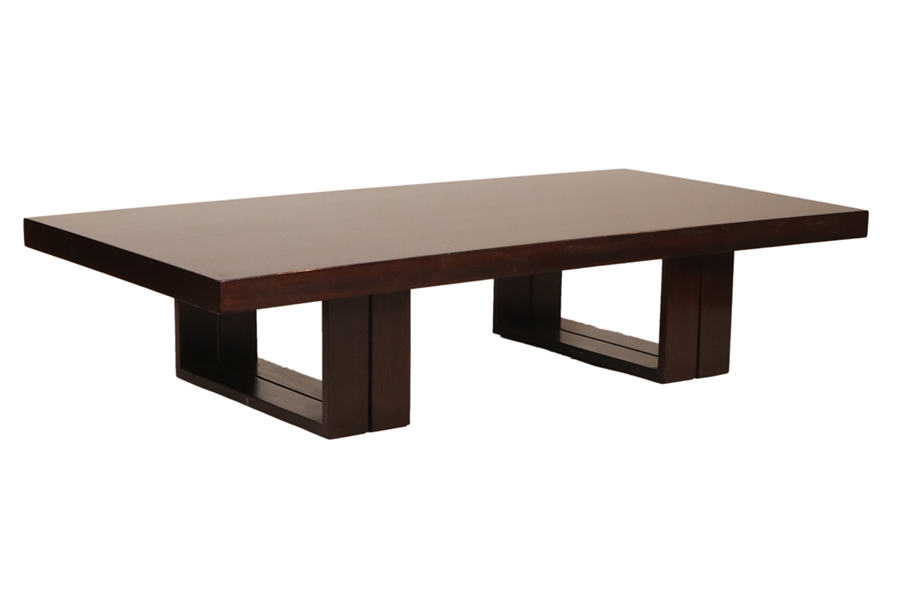 Modern Mahogany Low Table