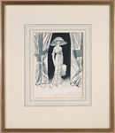 Cecil Beaton, Sketch of Gabrielle Ray