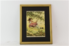 Clara Miller Burd Color Print Girl Swinging