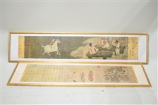 Two Chinese Prints of Ancient Elders