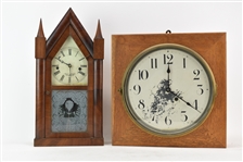 Ansonia Mahogany Steeple Clock