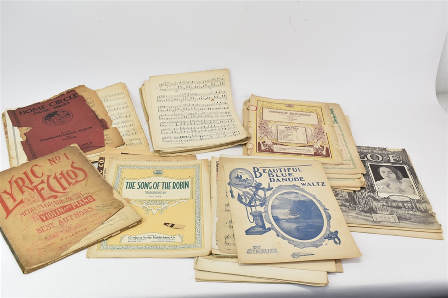 Group of Vintage Sheet Music