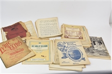 Group of Vintage Sheet Music