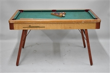 Vintage Burrows Portable Childs Billiards Table