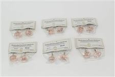 Set of 12 New Rose Cut Glass Furniture Knobs