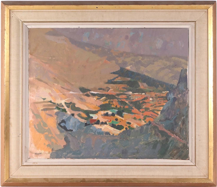 Colin Hayes, Oil on Canvas, Yugoslavian Landscape