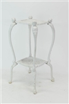 White Painted Victorian Style Iron Plant Stand