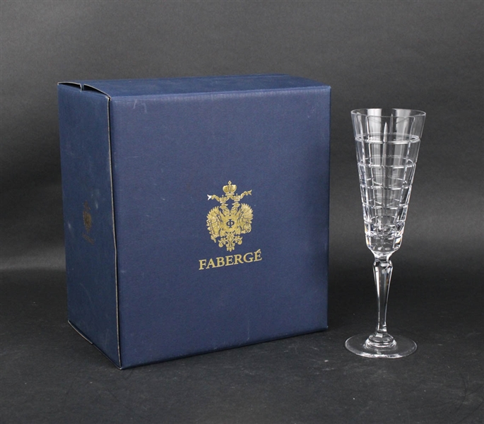 Four Fabergé Metropolitan Champagne Flutes