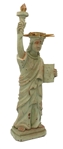 Folk Art Carved and Painted Statue of Liberty