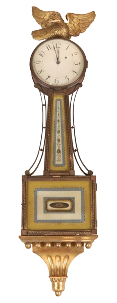 Federal Mahogany Banjo Clock