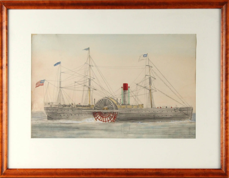 Unknown Artist, U.S. Mail Steamship "Baltic"