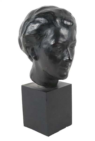 Bessie Potter Vonnoh, Bronze, Bust of a Woman 