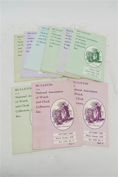 Eighty Assorted Watch Bulletin Booklets