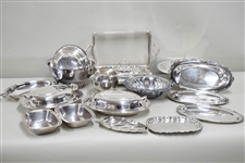 Group of Assorted Silver-Plated Hollowware