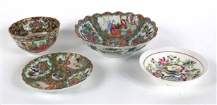Two Chinese Famille Rose Bowls