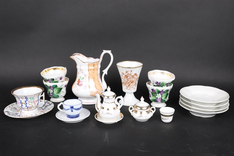 Group of Assorted Porcelain Table Articles