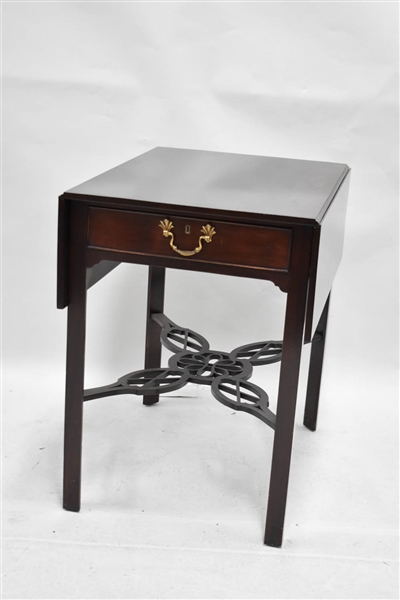 Chippendale Style Mahogany Drop Leaf Table