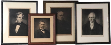 Four Prints, James S. King, Portraits of Men