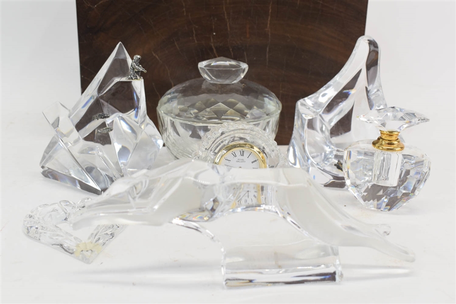 Group of Assorted Glass Desk Articles