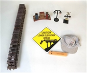 Group of Model Train Accessories