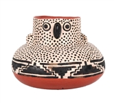 Pereza Pottery Owl Effigy Vase