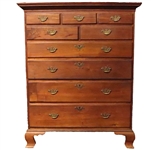 Chippendale Mahogany Tall Chest of Drawers