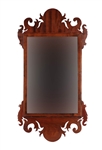 Chippendale Inlaid Mahogany Mirror 