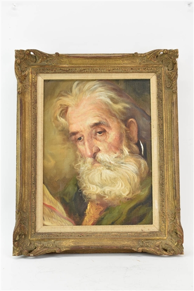 Oil on Canvas of Literary Gentleman