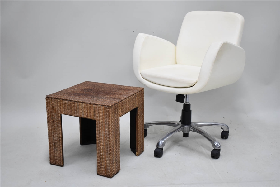 Global Furniture Modern White Office Chair