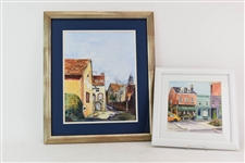 Sieglinde Konrad Lubbers, Two Watercolors