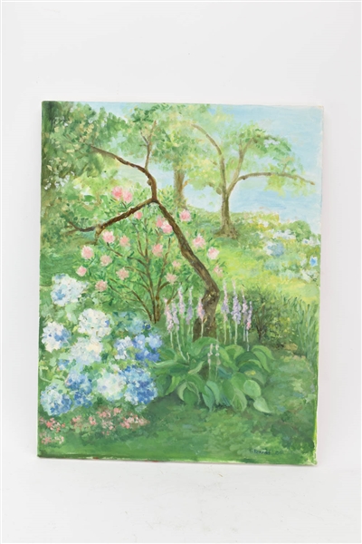 Sieglinde Konrad, Oil on Canvas, Garden