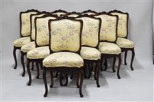Ten Louis XV Style Side Chairs