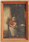 Oil on Canvas, Mother and Child