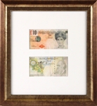 Two Banksy Di-Faced Tenners