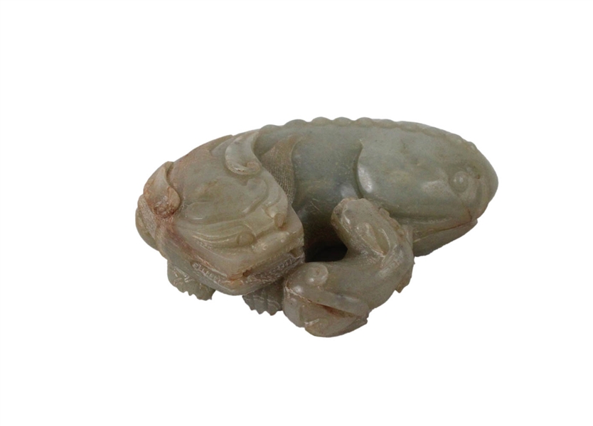 Chinese Carved Jade Dragon Figure