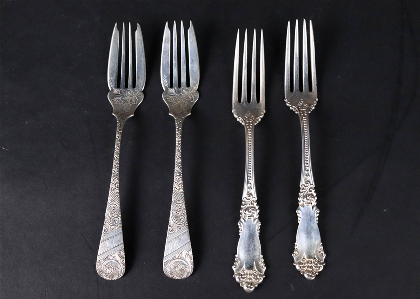 Reed and Barton Sterling "La Marquise" Forks