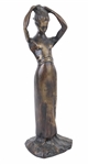 After Paolo Troubetzkoy, Bronze, Standing Woman